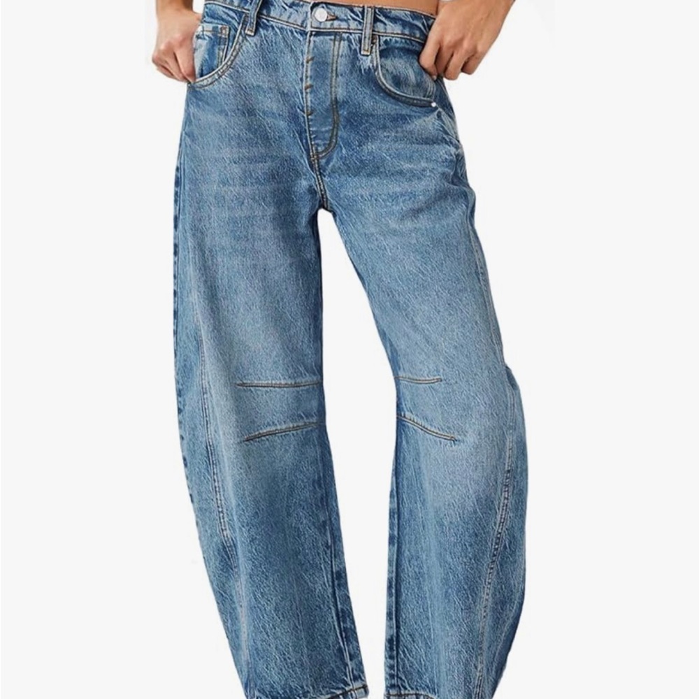 Barrel Blue Denim Jeans